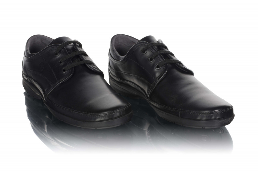 Pantofi barbati piele naturala Gitanos Git-103-N, 42, 43, Negru | Okazii.ro