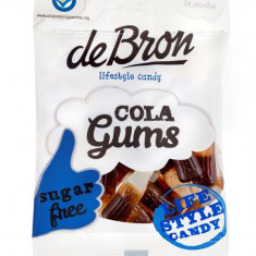 Jeleuri gumate cu aroma de cola fara zahar si fara gluten, 100g, Debron