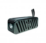 Boxa portabila radio cu lanterna, incarcare solar si electric, Bluetooth : Culoare - gri