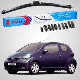 Cumpara ieftin Ștergător Toyota Aygo B10 Hatchback 2005-2014 | Set Față Flat Premium &ndash; TeamCar&reg;