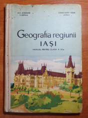 geografia regiunii iasi - manual pentru clasa a 3-a din anul 1965 foto