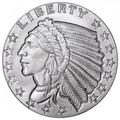 Moneda argint 999 lingou, Indian Eagle foto