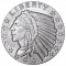 Moneda argint 999 lingou, Indian Eagle