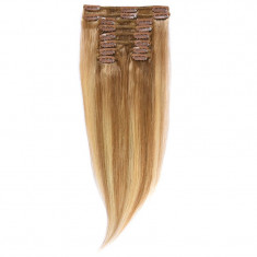 Clip-On Par Natural Volum 40cm 140gr Balayage Saten Luminos/Blond Deschis/Blond Mediu 8/60/18 foto