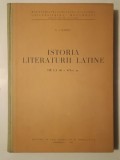 N. I. Barbu - Istoria literaturii latine de la 69 - 476 e.n. (1962)