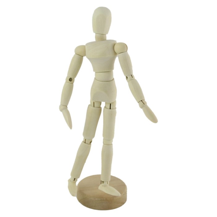 Decor Manachin din lemn 22 CM