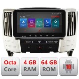 Navigatie Lexus RX300 2003-2008 Android radio gps internet Octa Core 4+64 LTE ecran de 10.33&#039; wide Kit-RX300+E CarStore Technology