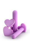 Set 4 Dilatatoare Vagin Wellness Blush Lila Silicon Medical, Diametru 1.1-2.9cm, Lungime 8.8-14.8cm, Rezistent Apa, Terapie Vaginism