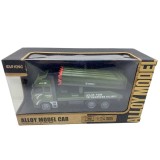 Macheta metal si plastic camion armata cu lansatoare multiple de rachete 1:24