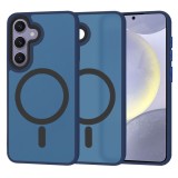 Husa Samsung Galaxy S24 Plus Techsuit HaloFrost&Atilde;&sbquo;&Acirc;&nbsp;MagSafe Series, bleumarin