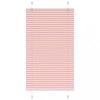 VidaXL Jaluză plisată roz 80x150 cm Lățime țesătură 79,4cm poliester