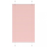 vidaXL Jaluzea plisată roz 75x100cm Lățime țesătură 74,4 cm poliester