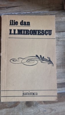 I. I. Mironescu - Ilie Dan foto
