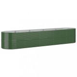 Cumpara ieftin Strat inaltat gradina 368x80x68 cm otel galvanizat