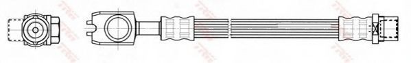 Conducta / cablu frana VW PASSAT Variant (3B6) (2000 - 2005) TRW PHD557