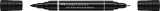 PITT ARTIST PEN DUAL MARKER NEGRU 199 FABER-CASTELL