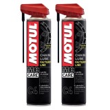 Cumpara ieftin Pachet 2 Spray Motul C4 Factory Line pentru ungere lant 400 ml