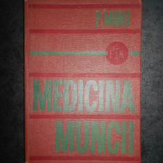 PETRU MANU - MEDICINA MUNCII (1975, editie cartonata)