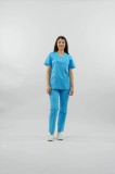 Bluză medicală Clio unisex XXL 400 - Albastru Cobalt