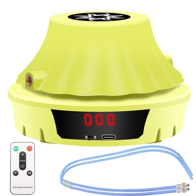 Coarda de Sarit Automata, cu Telecomanda Inteligenta, Ecran LED, Counter Repetari, 10 Niveluri de Viteza, Antrenament, pentru Copii, Cablu Incarcare I foto