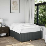 VidaXL Cadru de pat fără saltea gri &icirc;nchis 120x190 cm țesătură 3284922