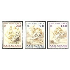 Vatican 1982 - St. Theresia of Avila, serie neuzata