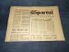 ZIARUL SPORTUL 15 NOIEMBRIE 1983