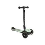 Trotineta pliabila cu roti led pentru copii, 3 ani+, momi san - verde