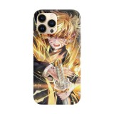 Husa compatibila cu Apple iPhone 11 Pro model Zenitsu agatsuma, Silicon, TPU, Viceversa