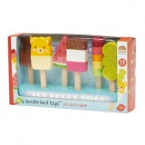 Set inghetate pe bat, din lemn, Tender Leaf Toys, Ice Lolly Shop