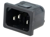 Conector Alimentare AC Soclu Tată 10A 250V IEC 60320