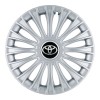 Set 4 Capace Roti, potrivite jantelor de R14, pentru Toyota, model dino cromat, Autohelix MSA