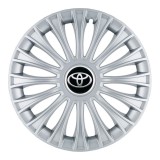 Set 4 Capace Roti, potrivite jantelor de R14, pentru Toyota, model dino cromat