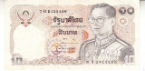 M1 - Bancnota foarte veche - Thailanda - 10 baht