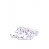 Saboti medicali piele &ldquo;Tellus&rdquo; 51-08/02 Alb cu flori - 36