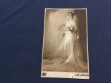 Carte postala / Fotografie de nunta Mireasa perioada interbelica Foto Julietta !