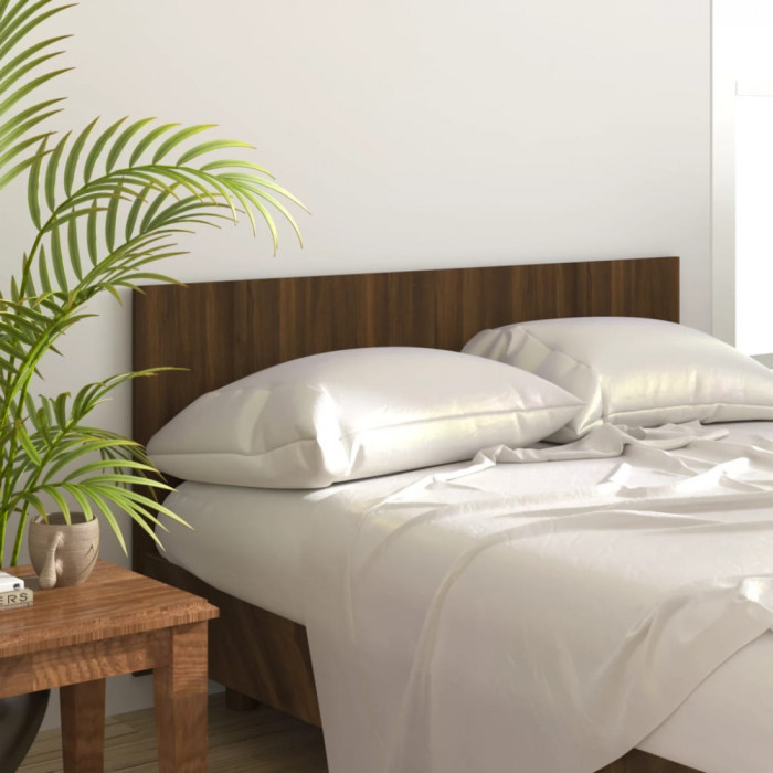 Tablie de pat, stejar maro, 160x1,5x80 cm, lemn compozit GartenMobel Dekor