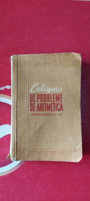 CULEGERE DE PROBLEME DE ARITMETICA CLASELE IV-VII - IVANCA OLIVOTTO foto