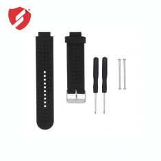 Curea neagra din silicon compatibila cu smartwatch Garmin Forerunner 230/235/630 CellPro Secure foto