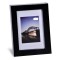 Rama foto decorativa, vertical sau orizontal, Lemn-Sticla, Negru, 15x10 cm