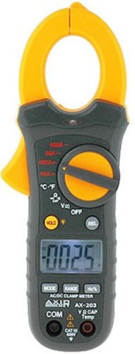 Cleste ampermetric AXIOMET AX-203, 10mA... 40A, 400A, LCD 3,75 cifre (3999), verificare rapidă &amp;icirc;n instalațiile industriale foto