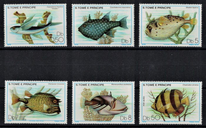 3X S. TOME E PRINCIPE 1979 - Pesti / 3 serii complete MNH &lt; (Michel 60&euro;)