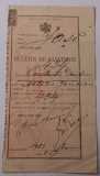 Buletin de casatorie , Iasi, anul 1923
