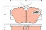 TRW GDB818 COTEC set placute frana,frana disc