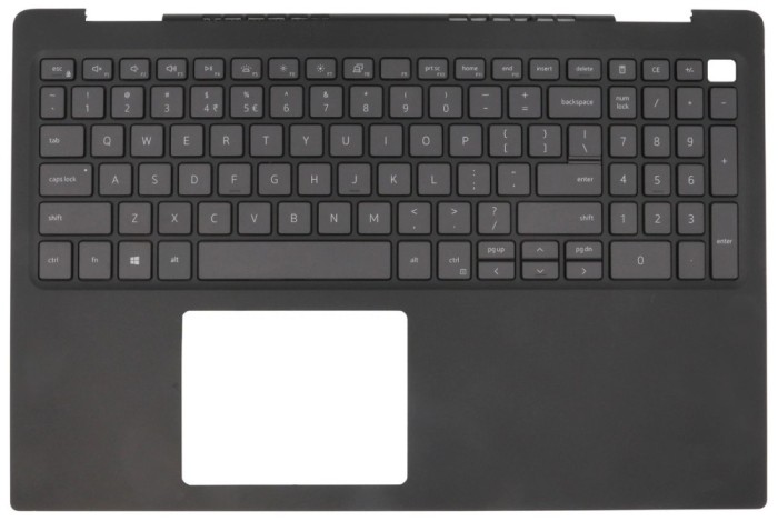 Carcasa superioara cu tastatura palmrest Laptop, Dell, Vostro 5590, V5590, 0XNR1R, XNR1R, 460.0HF04.0002, 460.0HF05.0003, iluminata, layout US