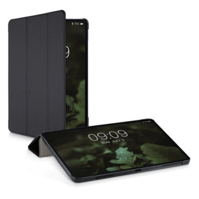 Husa pentru tableta Xiaomi Pad 5, Kwmobile, Negru, Piele ecologica, 56615.01 foto