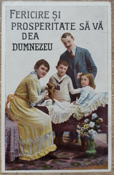 Fericire si prosperitate sa va dea Dumnezeu// felicitare tip CP