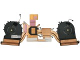 Set coolere cu radiator Laptop Gaming, HP, Pavilion 15-DK, 15T-DK, TPN-C141, L57171-001, L58819-001, AT2K8004DP0 PNK1, N18E, ND85C16-18L02, ND85C16-18