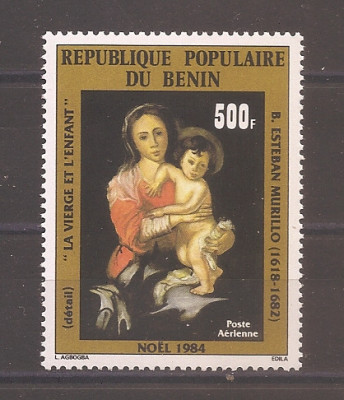 Benin 1984 - Crăciun, PA, MNH foto