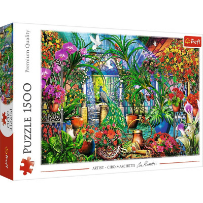 PUZZLE TREFL 1500 GRADINA SECRETA foto